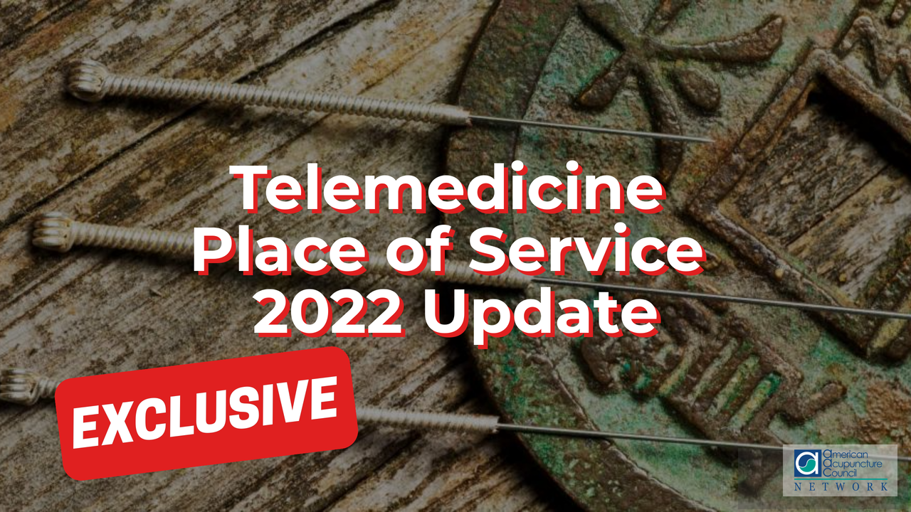 Billing & Coding Telemedicine Place of Service 2022 Update AAC Info