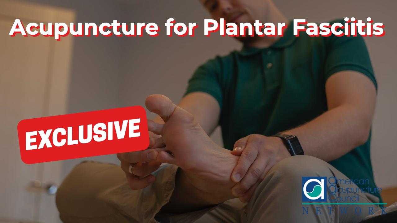 Acupuncture For Plantar Fasciitis Aac Info Network 6045