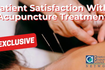 Patient Satisfaction With Acupuncture Treatment